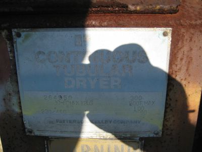  Stainless Steel 304  Dryer-Rotary Hot Air 609.6 mm (24 in) For Sale - IPP# 105920