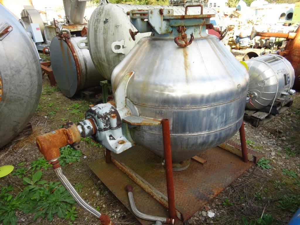   Dryer-Twin Shell & Double Cone 0.5 m3 (17.7 ft3) Hastelloy - C4 For Sale - IPP# 107007