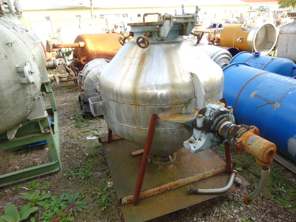   Dryer-Twin Shell & Double Cone 0.5 m3 (17.7 ft3) Hastelloy - C4 For Sale - IPP# 107007