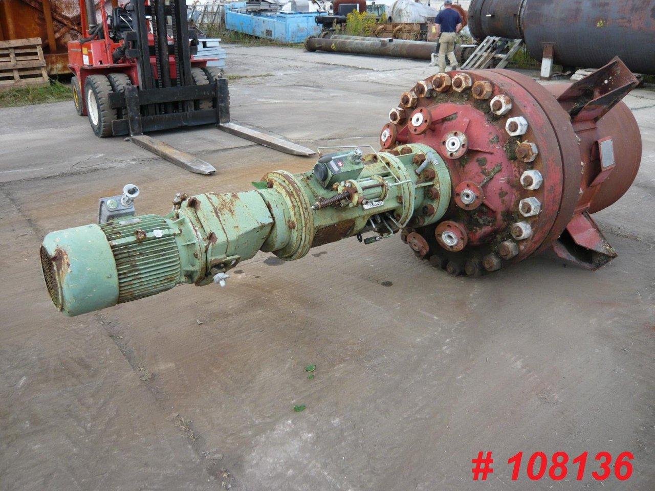  Batch-Type Agitated Reactor 570 L (150.6 gallons) Hastelloy - C4 For Sale - IPP# 108136