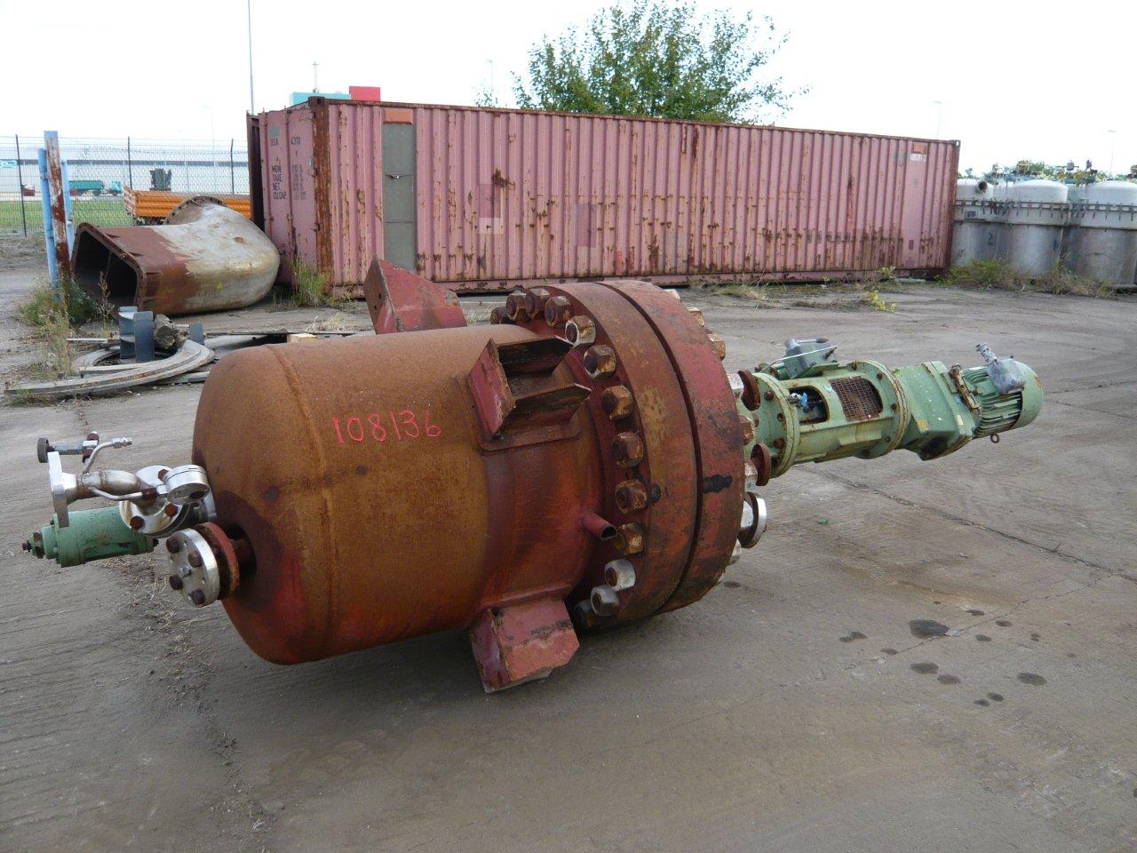  Batch-Type Agitated Reactor 570 L (150.6 gallons) Hastelloy - C4 For Sale - IPP# 108136