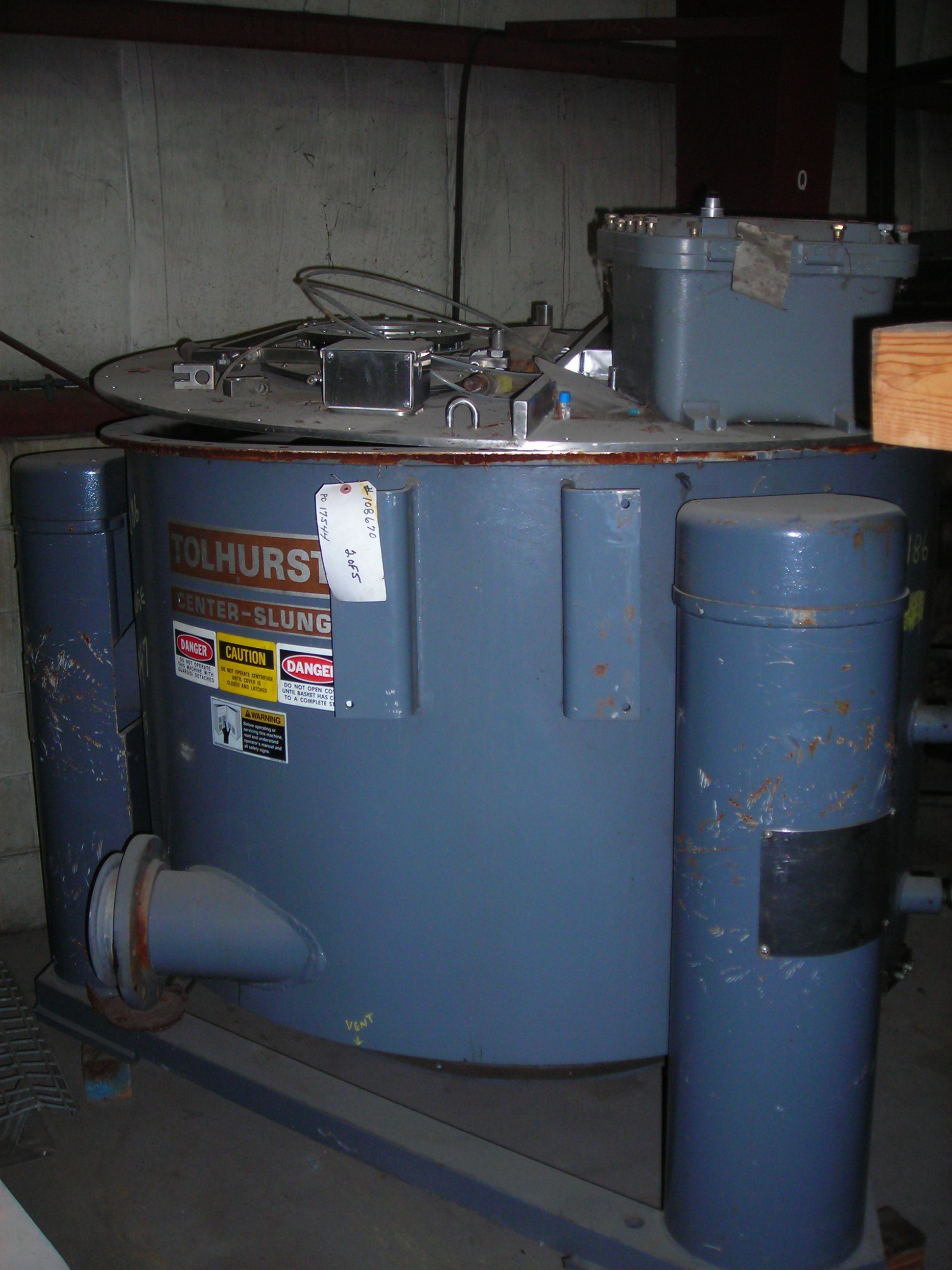 Stainless Steel 316 Auto Discharge-Bottom Centrifuge-Basket - IPP# 108670