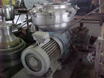   Centrifuge-Disc Bowl 18.5 kW (24.8 HP) Stainless Steel 316 For Sale - IPP# 100119