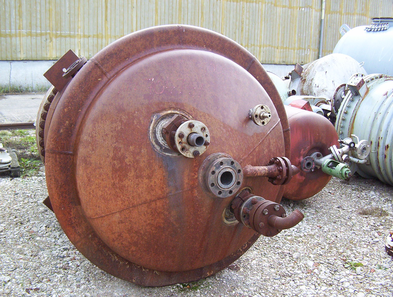  Batch-Type Agitated Reactor 3,500 L (925 gallons) Stainless Steel 321 For Sale - IPP# 100395