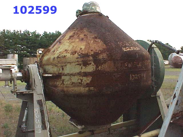  Stainless Steel 304  Mixer-Twin Shell & Double Cone 2.1 m3 (75 ft3) For Sale - IPP# 102599