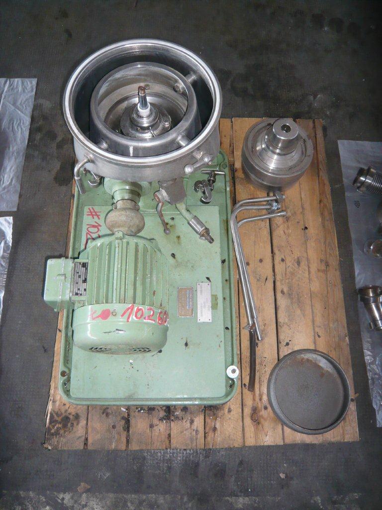   Centrifuge-Disc Bowl 1.5 kW (2 HP) Stainless Steel 316 For Sale - IPP# 102600