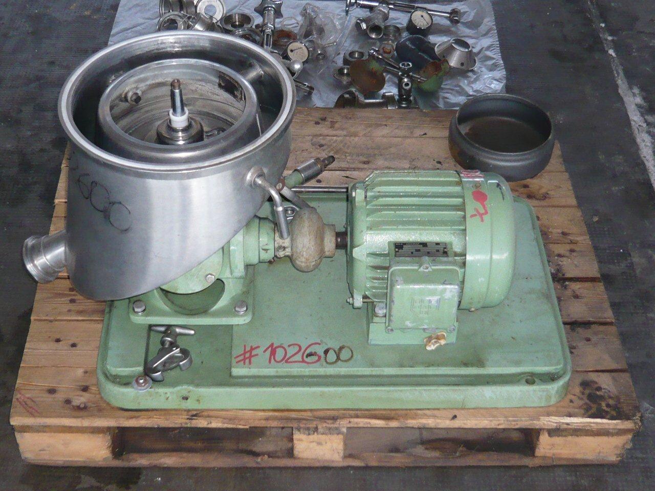   Centrifuge-Disc Bowl 1.5 kW (2 HP) Stainless Steel 316 For Sale - IPP# 102600