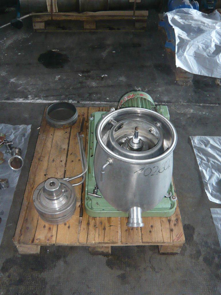   Centrifuge-Disc Bowl 1.5 kW (2 HP) Stainless Steel 316 For Sale - IPP# 102600