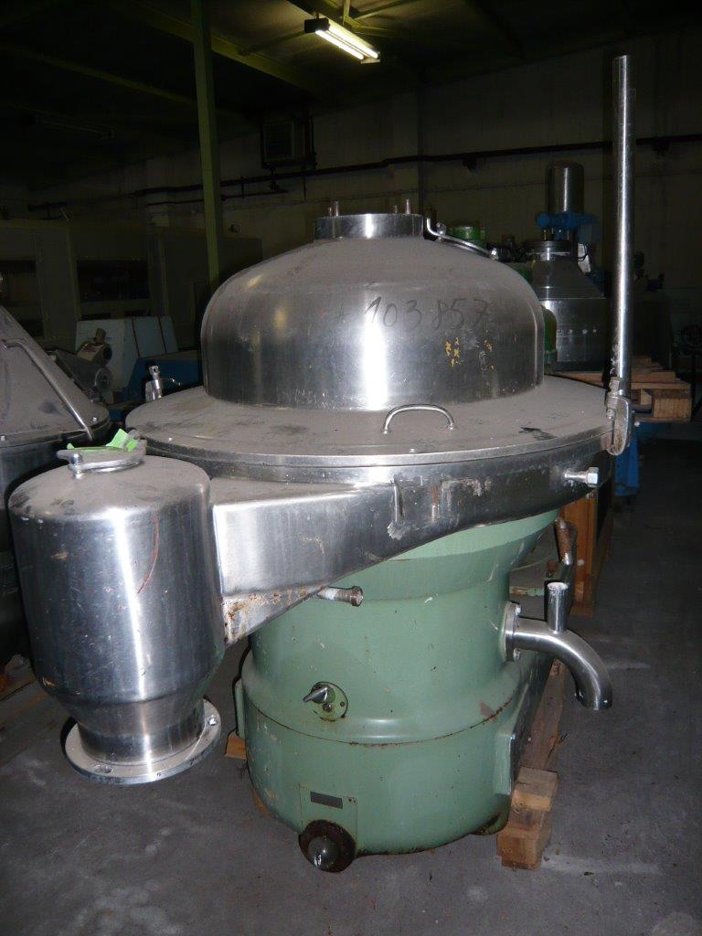   Centrifuge-Disc Bowl 45 kW (60.3 HP) Stainless Steel 316 For Sale - IPP# 103857