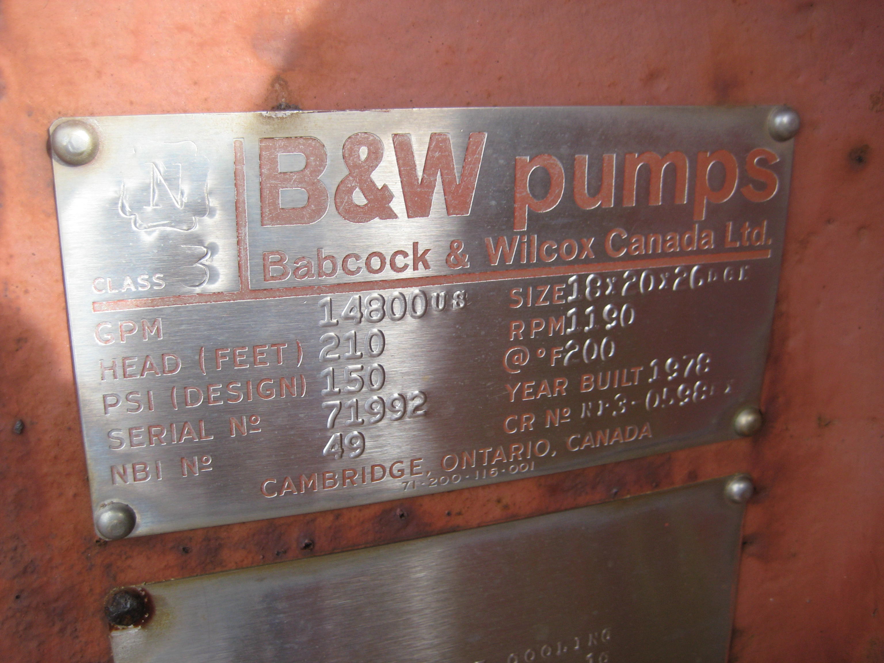 Unused Centrifugal Pump - IPP# 11628