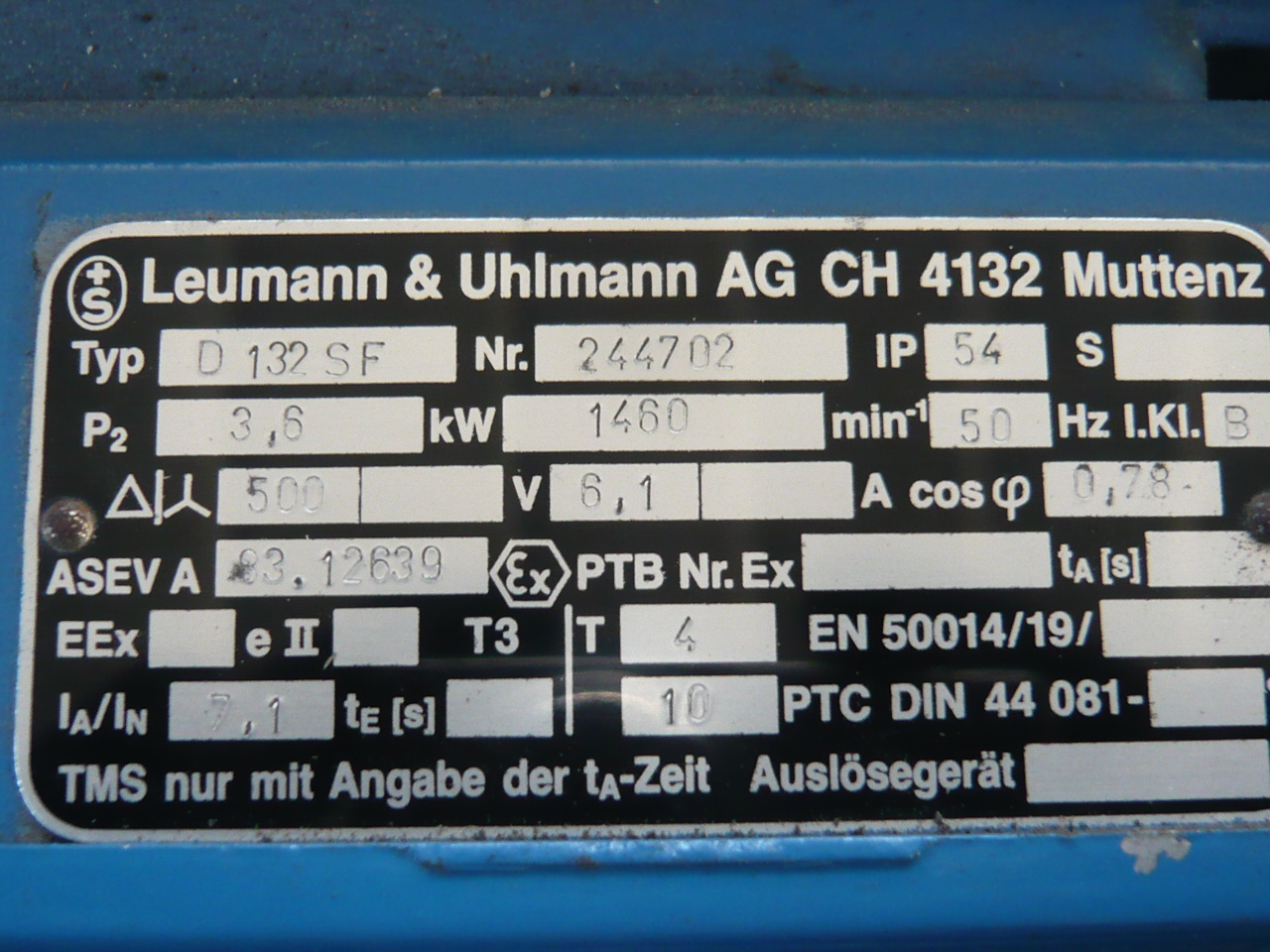  Carbon Steel  Pump-Vacuum 105 m3/h (61.8 CFM) For Sale - IPP# 204149