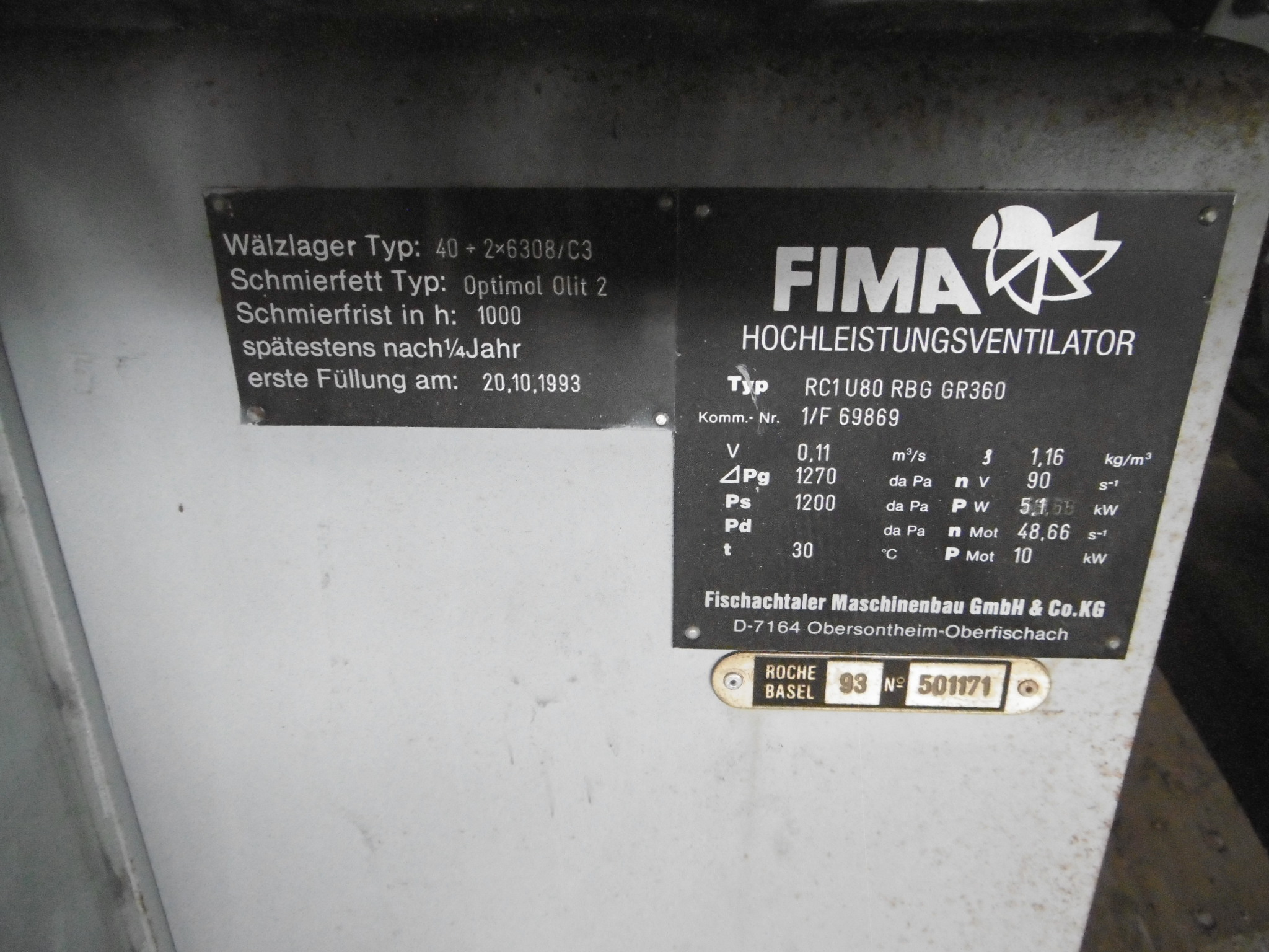   Blower 396 m3/h (233.1 CFM) Titanium For Sale - IPP# 204153