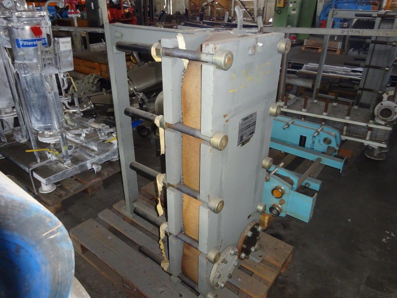  Stainless Steel 316 Plate and Frame Heat Exchanger 8.1 m² (87.4 ft²) For Sale - IPP# 204167