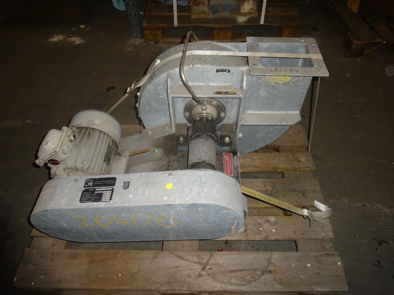  Carbon Steel  Blower 800 m3/h (470.9 CFM) For Sale - IPP# 204170