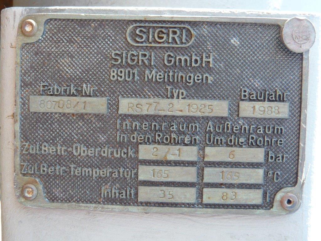  Shell and Tube Heat Exchanger 4.6 m² (49.5 ft²) Graphite For Sale - IPP# 204122