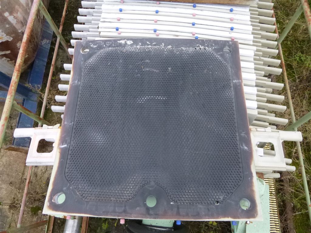 Filter Press, 473 Sq.Ft. Filtration Area, Polypropylene Plates, Manufactured by Von Roll - IPP# 204427