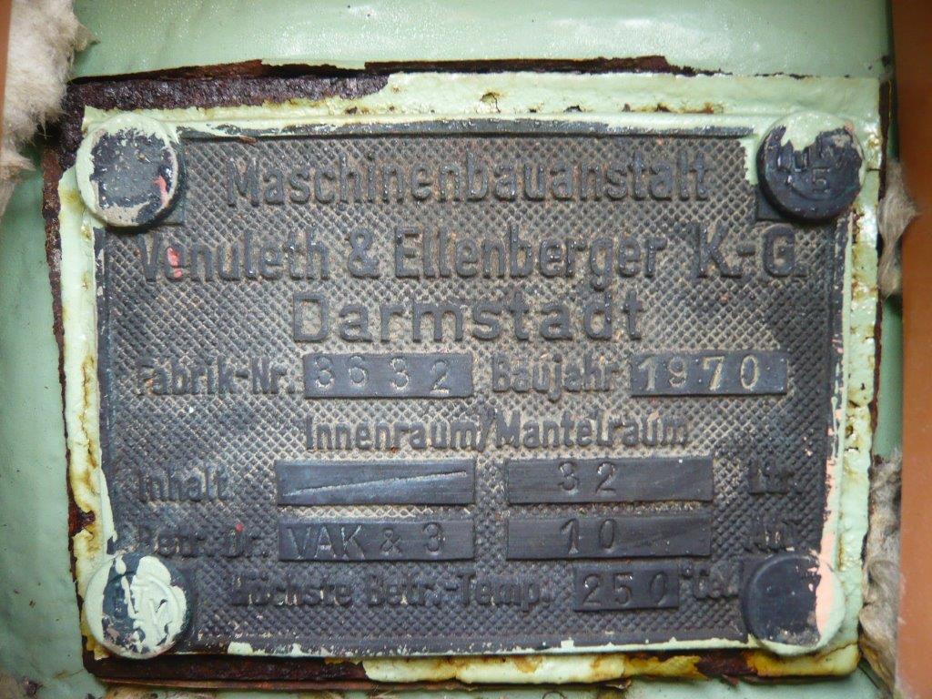 Stainless Steel Austenitic Venuleth & Ellenberger  Dryer-Rotary Vacuum - IPP# 204571