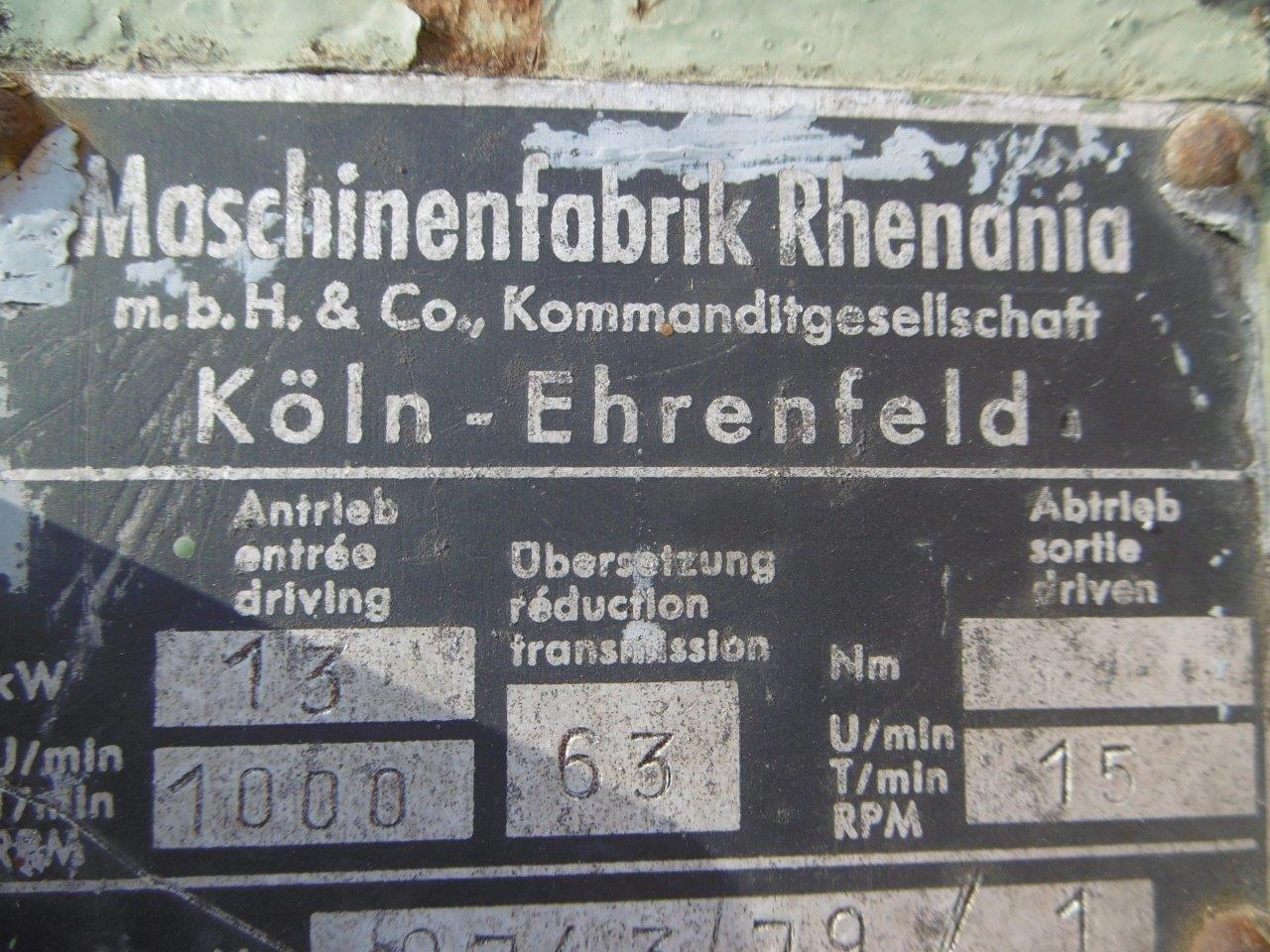 Rhenania Glass Drives Agitator - IPP# 204505