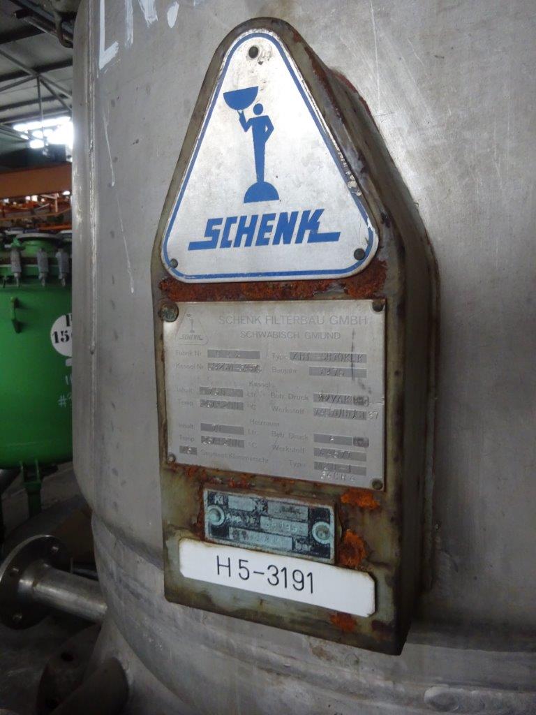  Pressure Leaf Filter 10 m² (107.6 ft²) Stainless Steel Austenitic For Sale - IPP# 204509