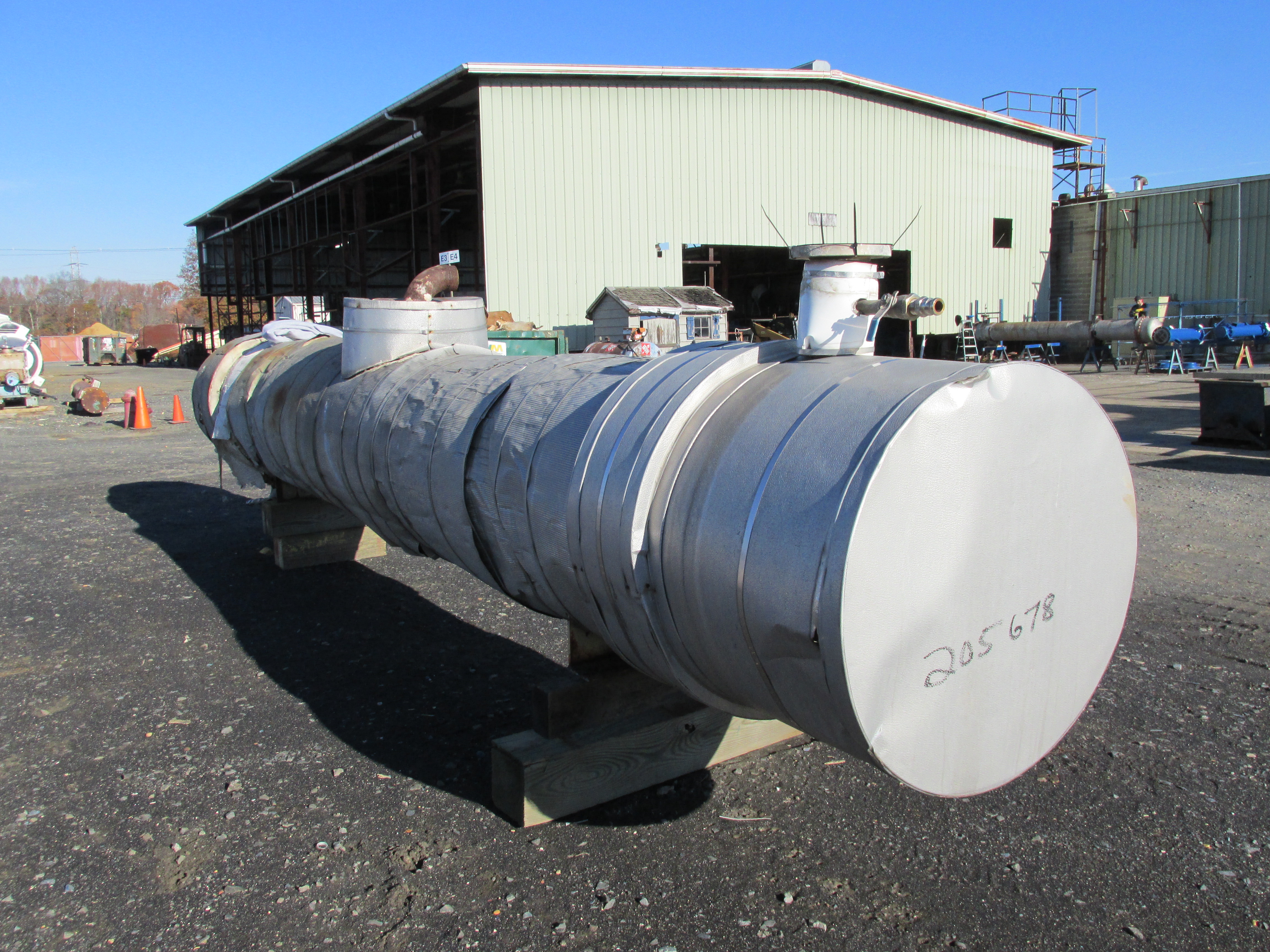  Stainless Steel 304 Shell and Tube Heat Exchanger 162.6 m² (1,750 ft²) For Sale - IPP# 205678