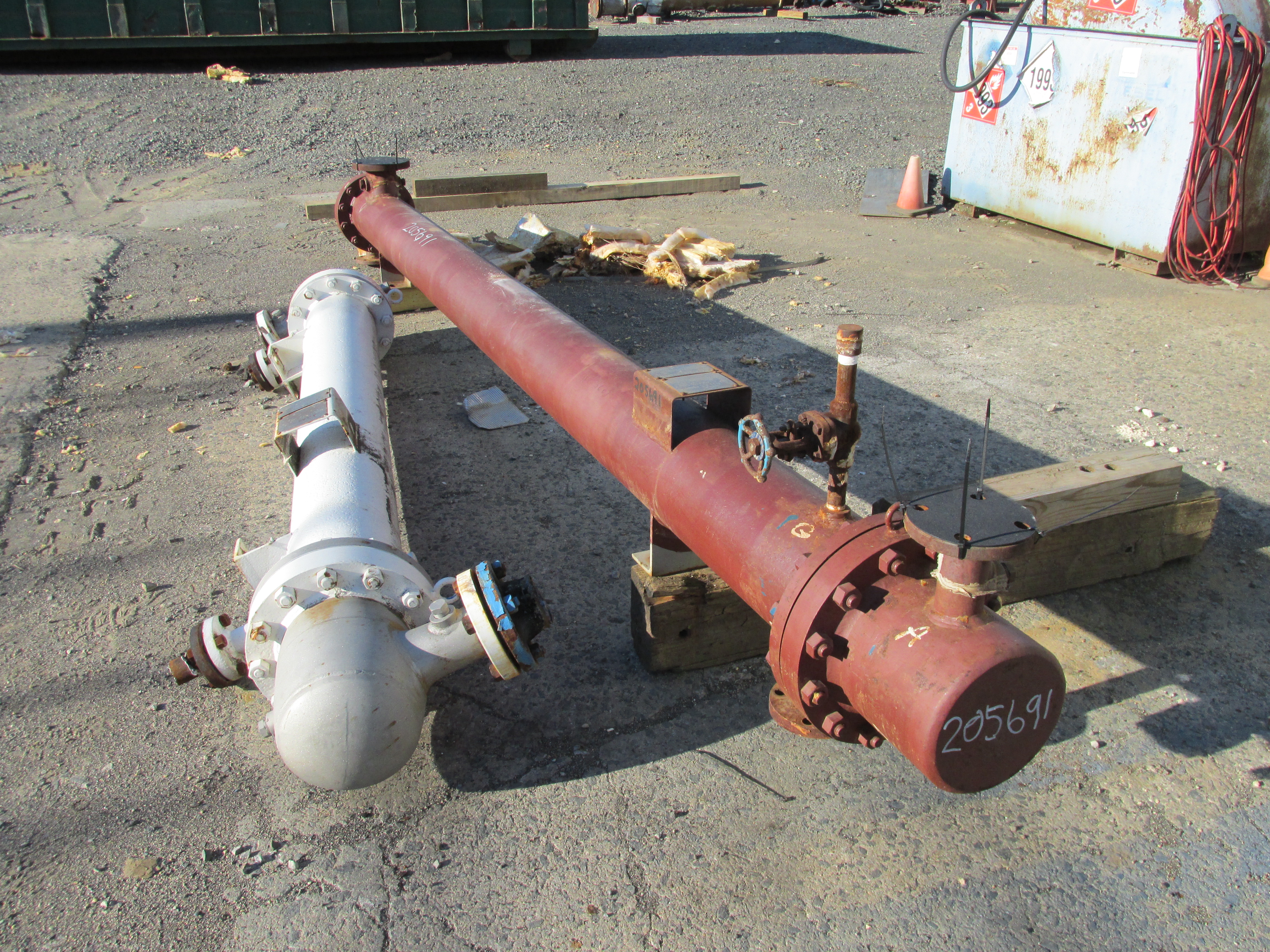  Shell and Tube Heat Exchanger 2.6 m² (28 ft²) Carbon Steel For Sale - IPP# 205691