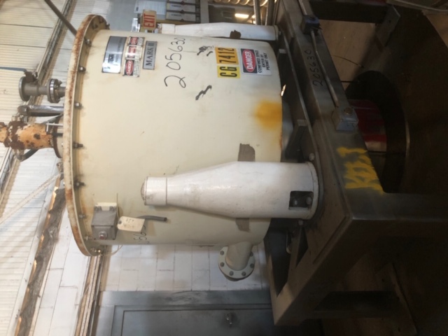 Stainless Steel 316 Auto Discharge-Bottom Centrifuge-Basket 1,219 mm (48 in) For Sale - IPP# 205630