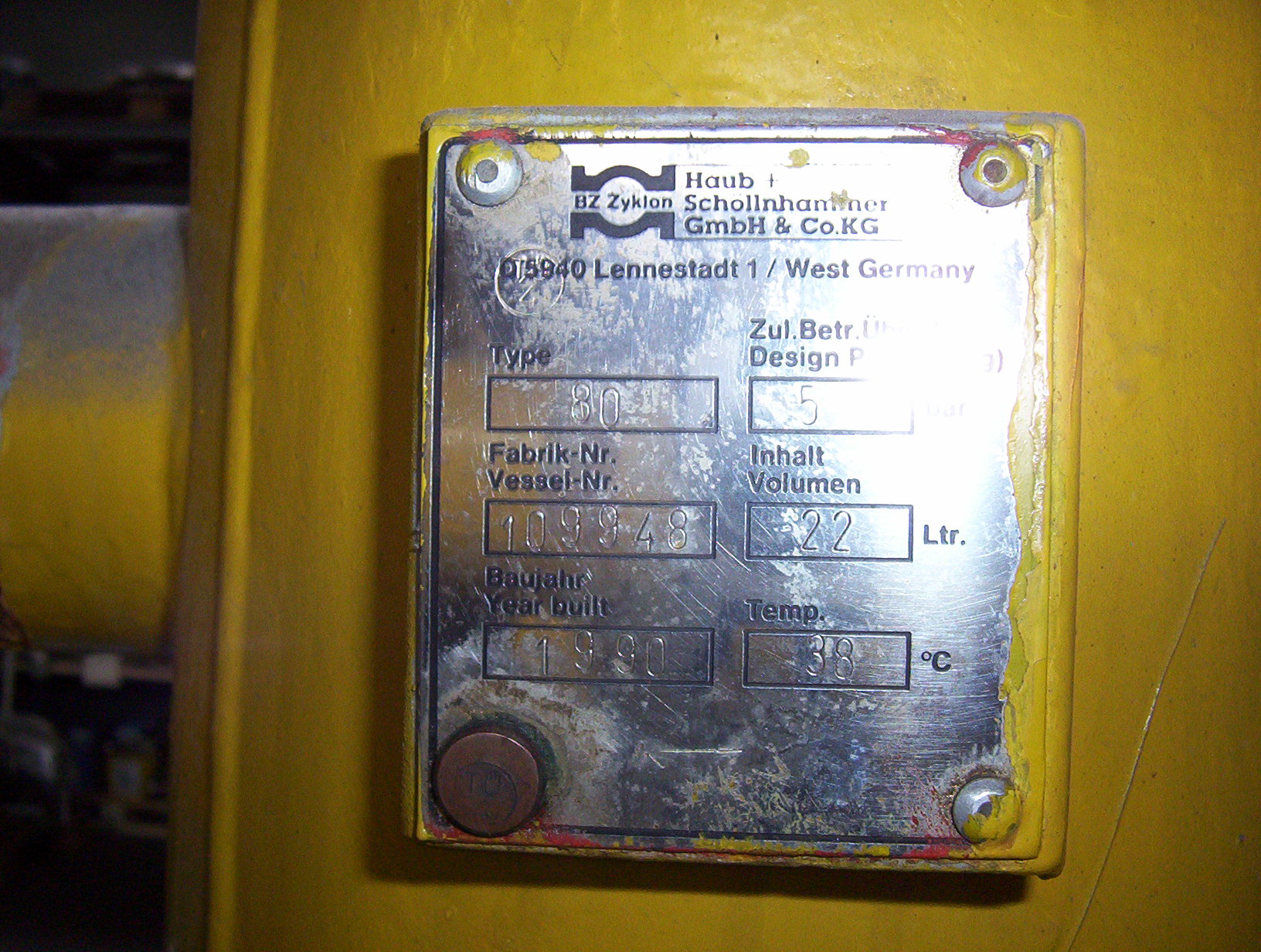 Reciprocating Compressor Neuman Esser 2V2-370/220 - IPP# 205947