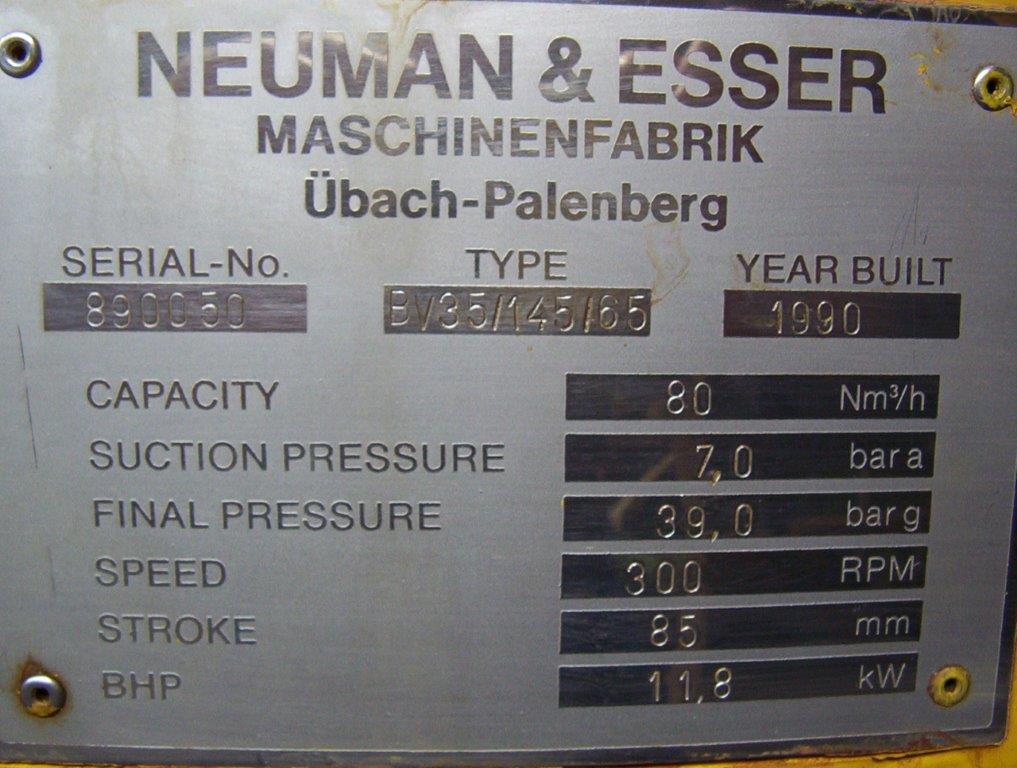  Reciprocating Compressor 80 m3/h (47.1 CFM)  For Sale - IPP# 205948