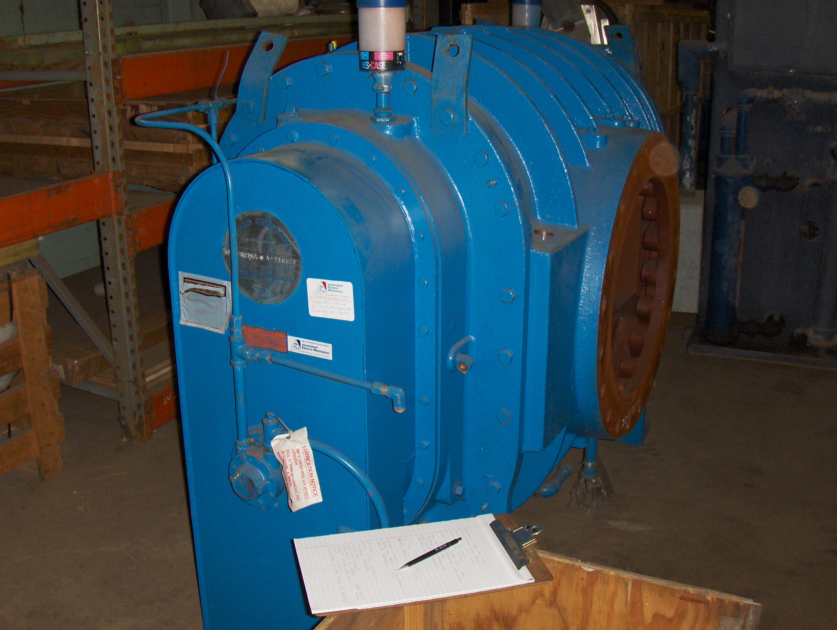 Carbon Steel Fuller Co. 16X48V-6821 W.S. Pump-Vacuum - IPP# 205974