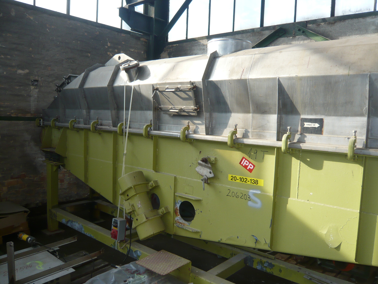   Dryer-Fluid Bed  Stainless Steel 304 For Sale - IPP# 206203