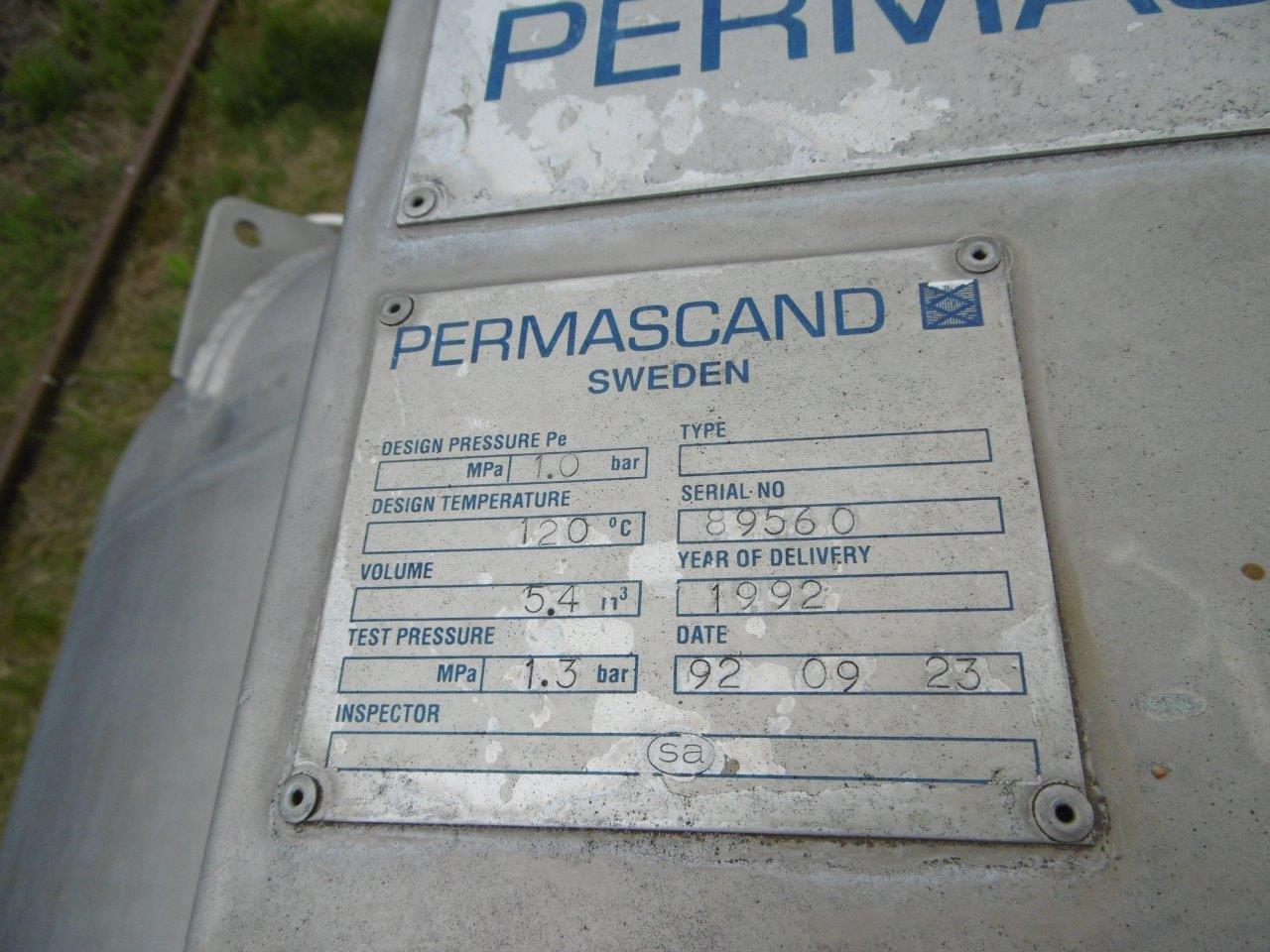 Titanium Permascand (Sweden) Batch-Type Agitated Reactor - IPP# 206207
