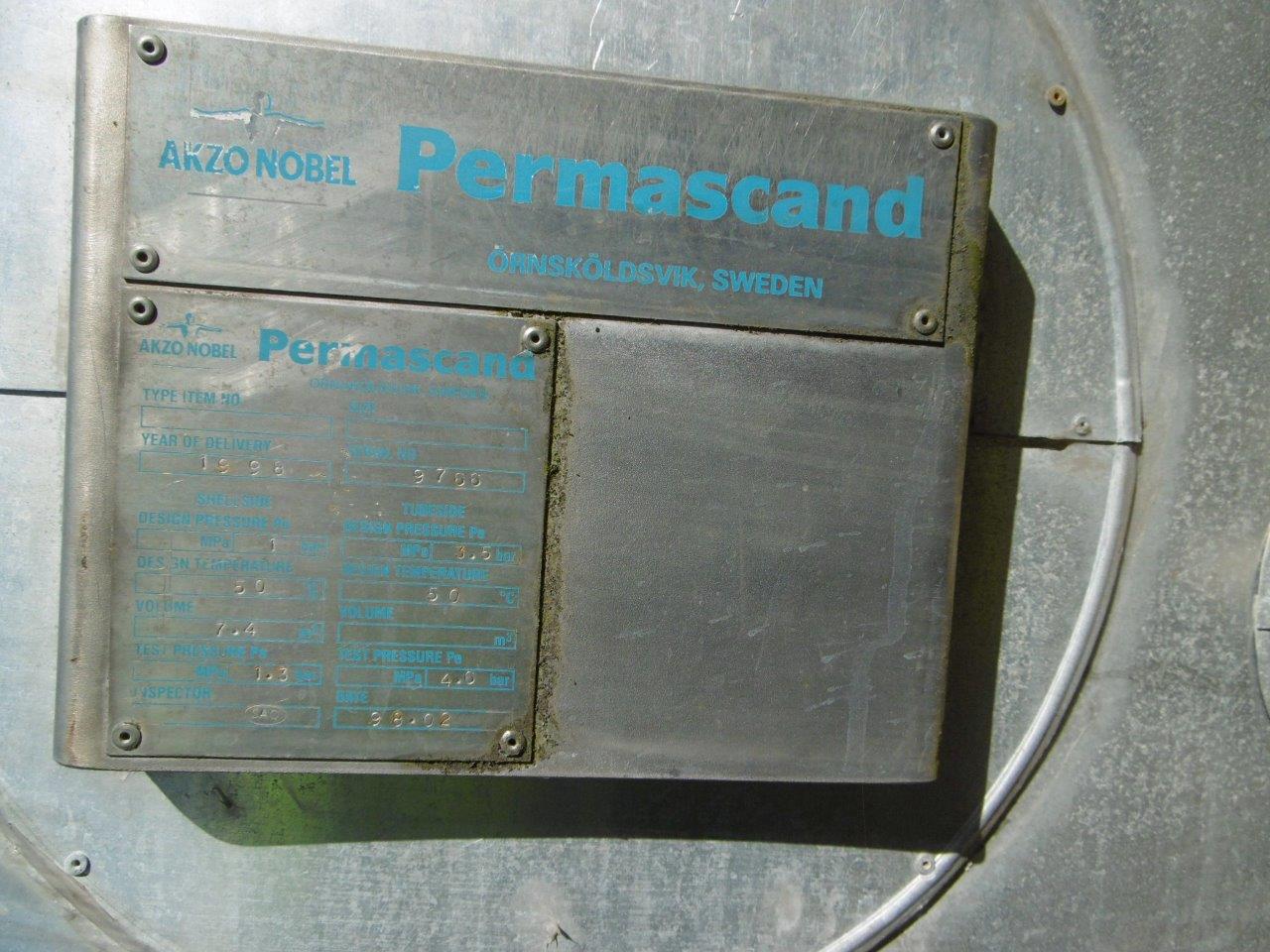  Batch-Type Agitated Reactor 7,400 L (1,950 gallons) Titanium For Sale - IPP# 206208