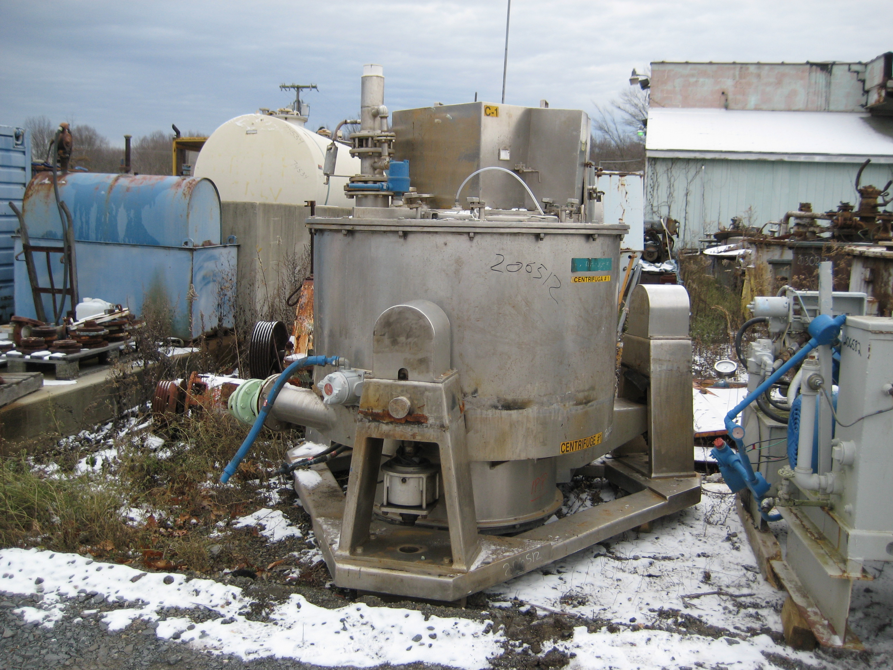 Hastelloy - C276 Western States Auto Discharge-Bottom Centrifuge-Basket - IPP# 206512