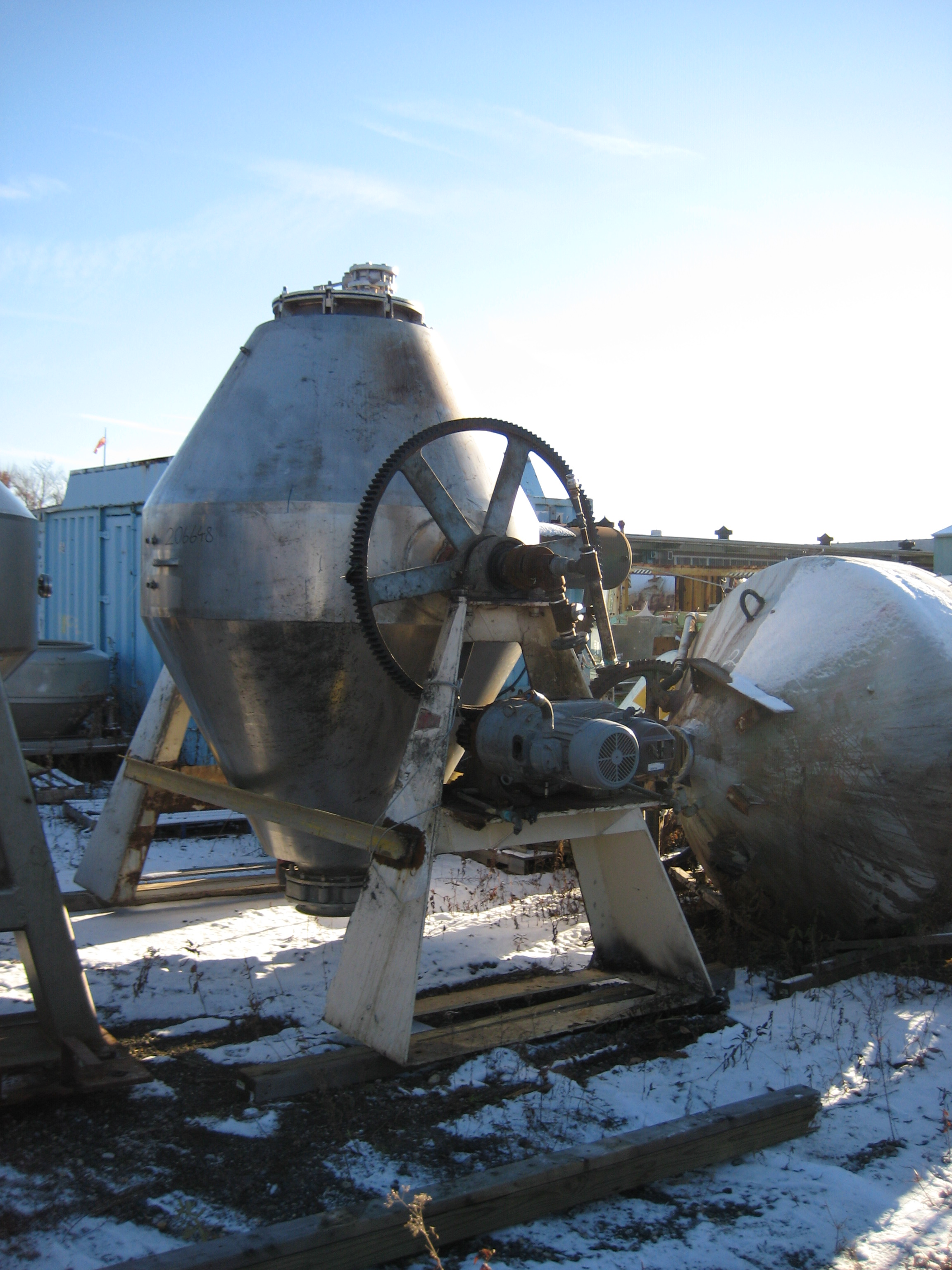  Stainless Steel 316  Dryer-Twin Shell & Double Cone 2.8 m3 (100 ft3) For Sale - IPP# 206648