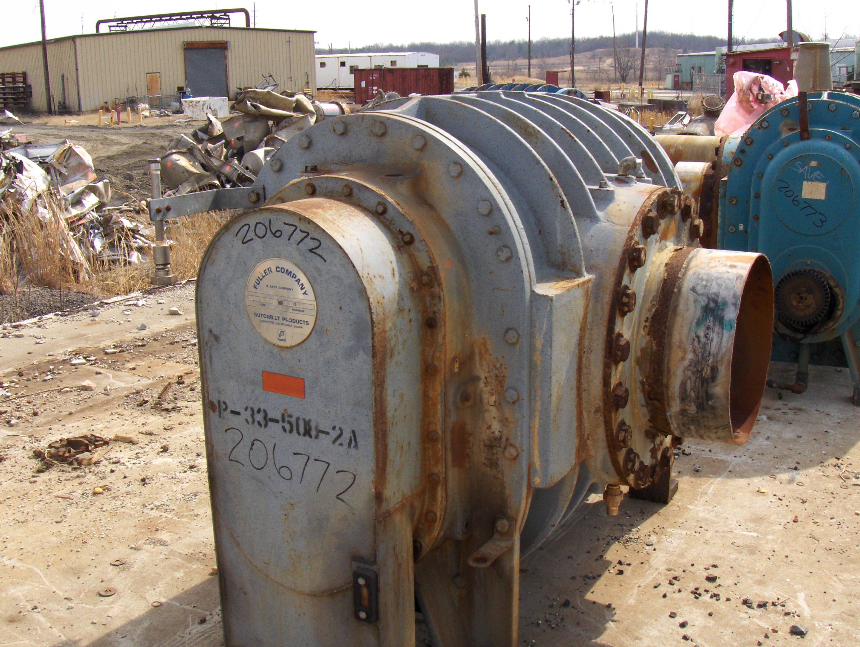  Blower 22,100 m3/h (13,000 CFM) Carbon Steel For Sale - IPP# 206772