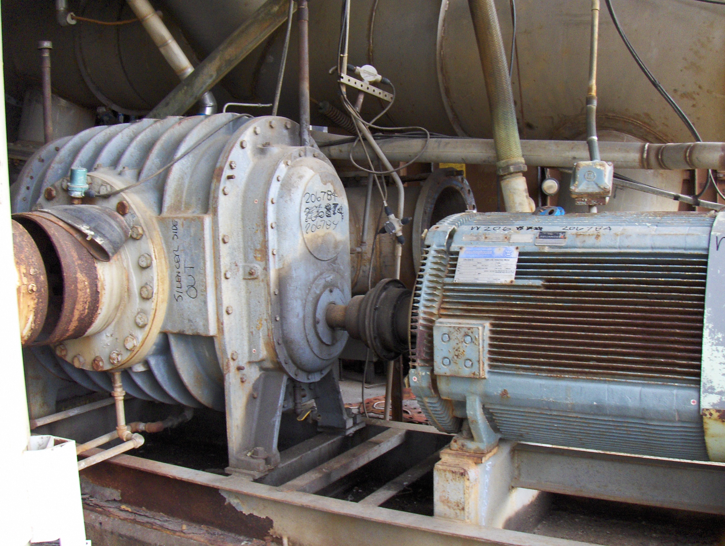  Blower 22,100 m3/h (13,000 CFM) Carbon Steel For Sale - IPP# 206784