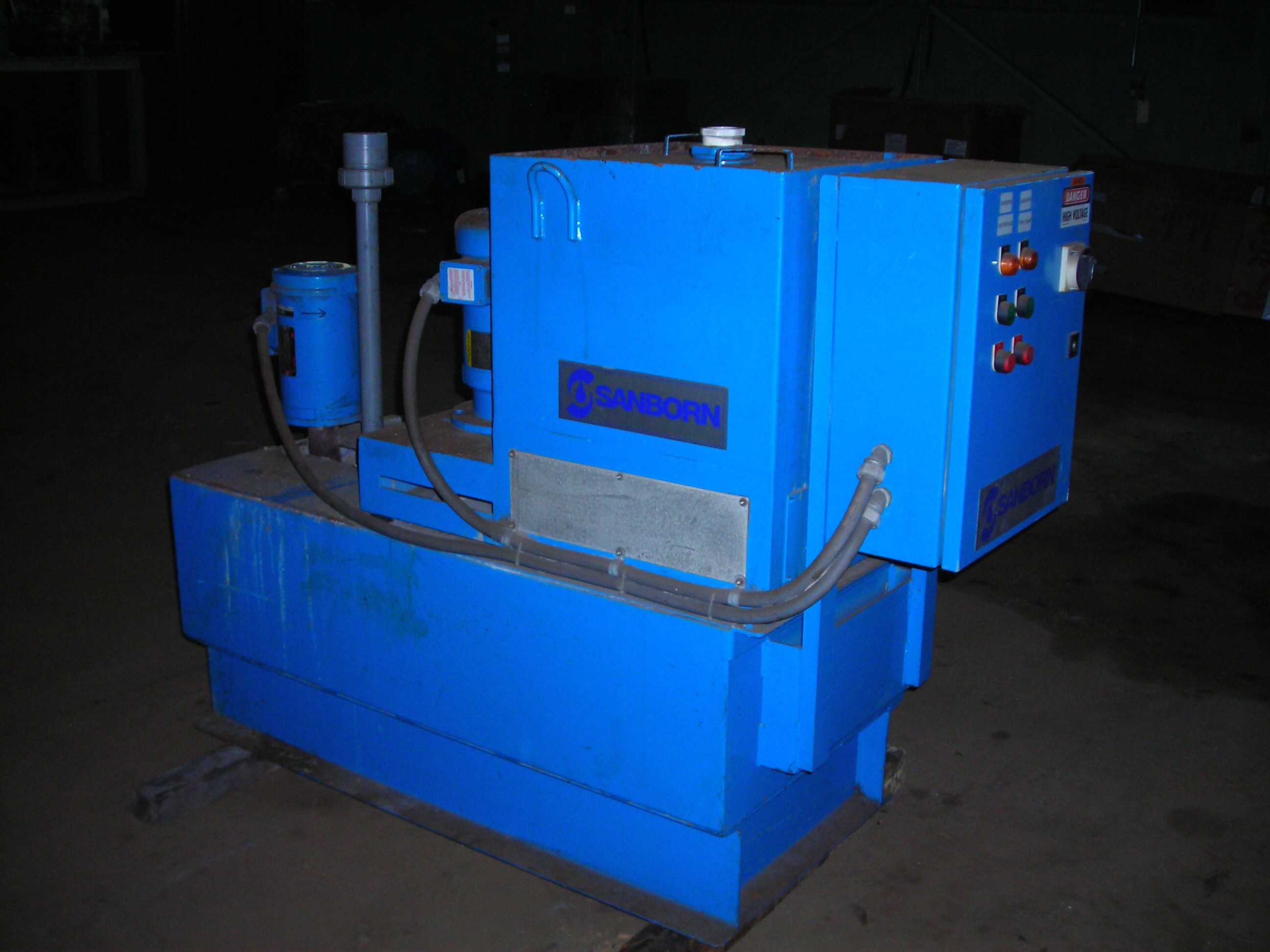 Sanborn CM25/RCS/SP Centrifuge-Misc. & Hydraulic - IPP# 206888