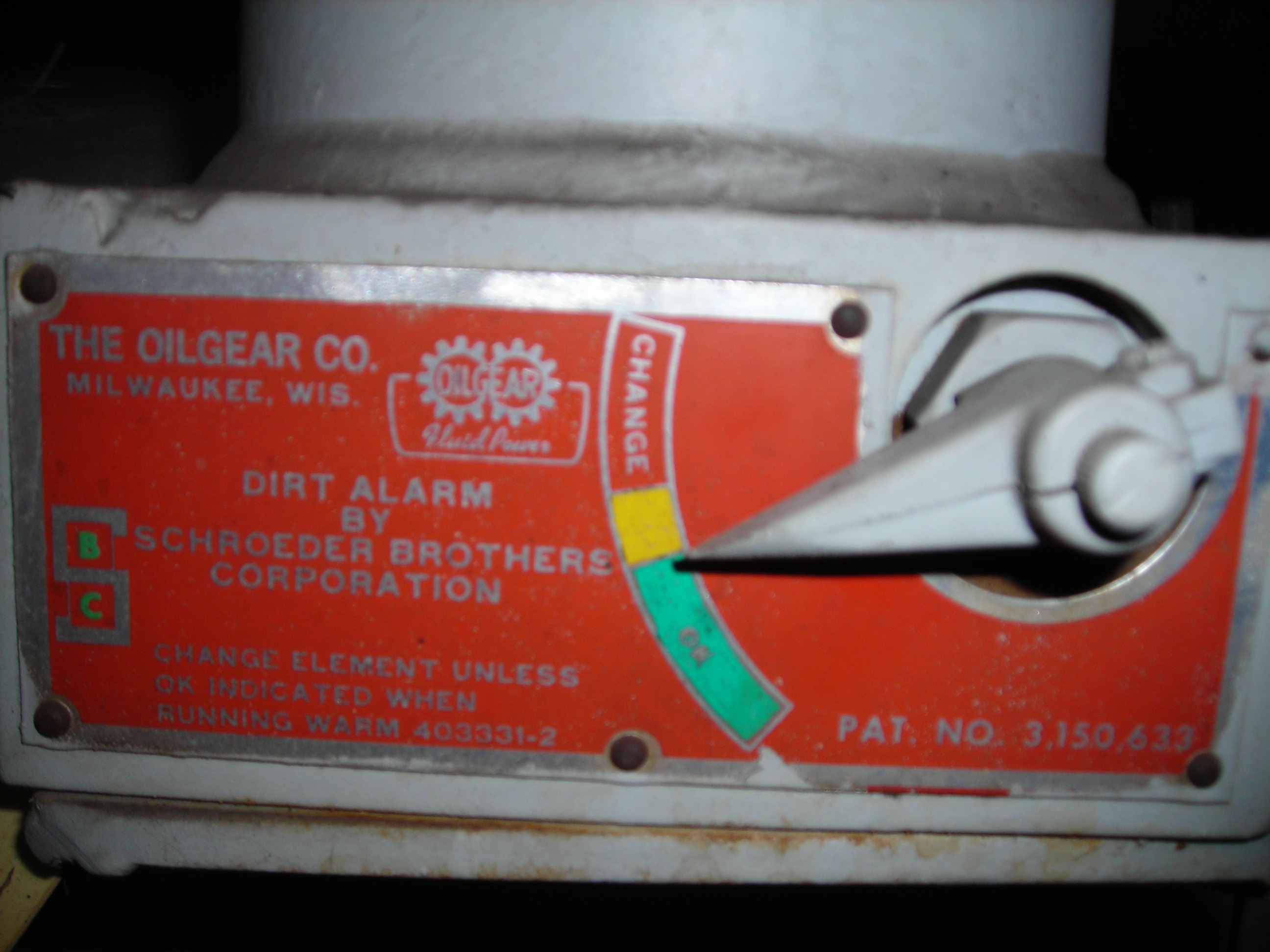 Oil Gear DA-3525 Centrifugal Pump - IPP# 206933