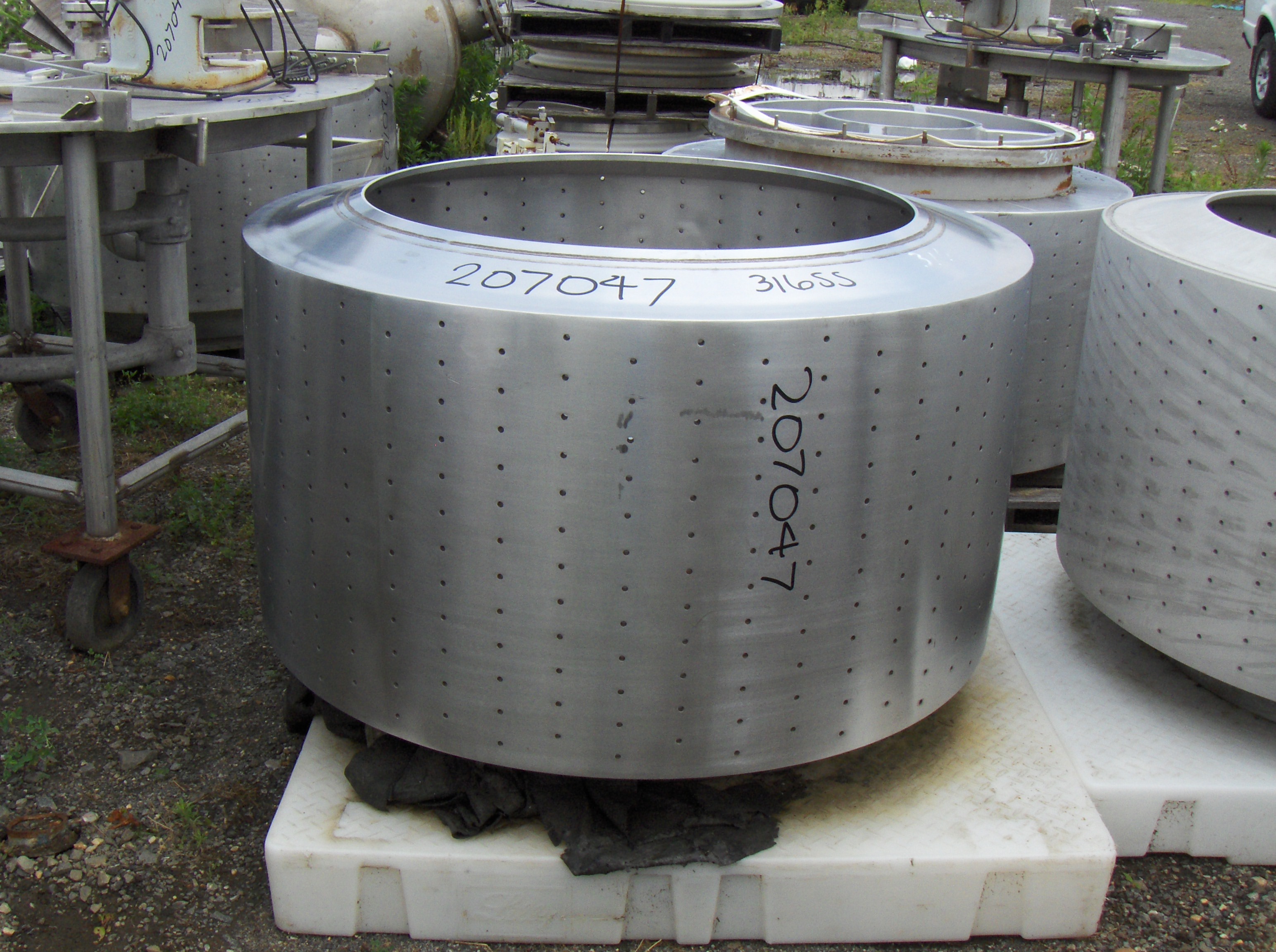 Stainless Steel 316 Western States Parts Only Centrifuge-Basket - IPP# 207047