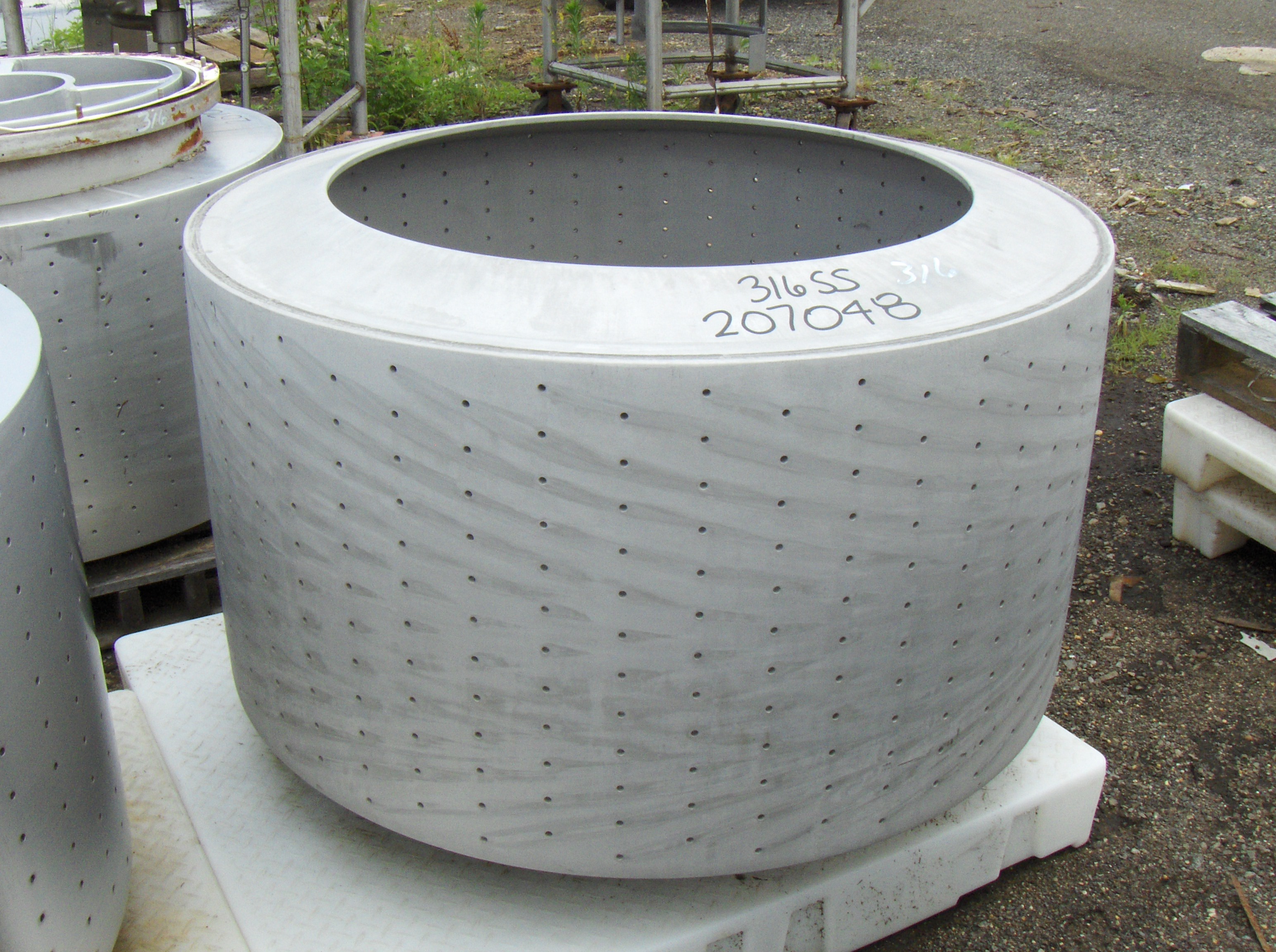  Parts Only Centrifuge-Basket 1,200 mm (48 in) Stainless Steel 316 For Sale - IPP# 207048