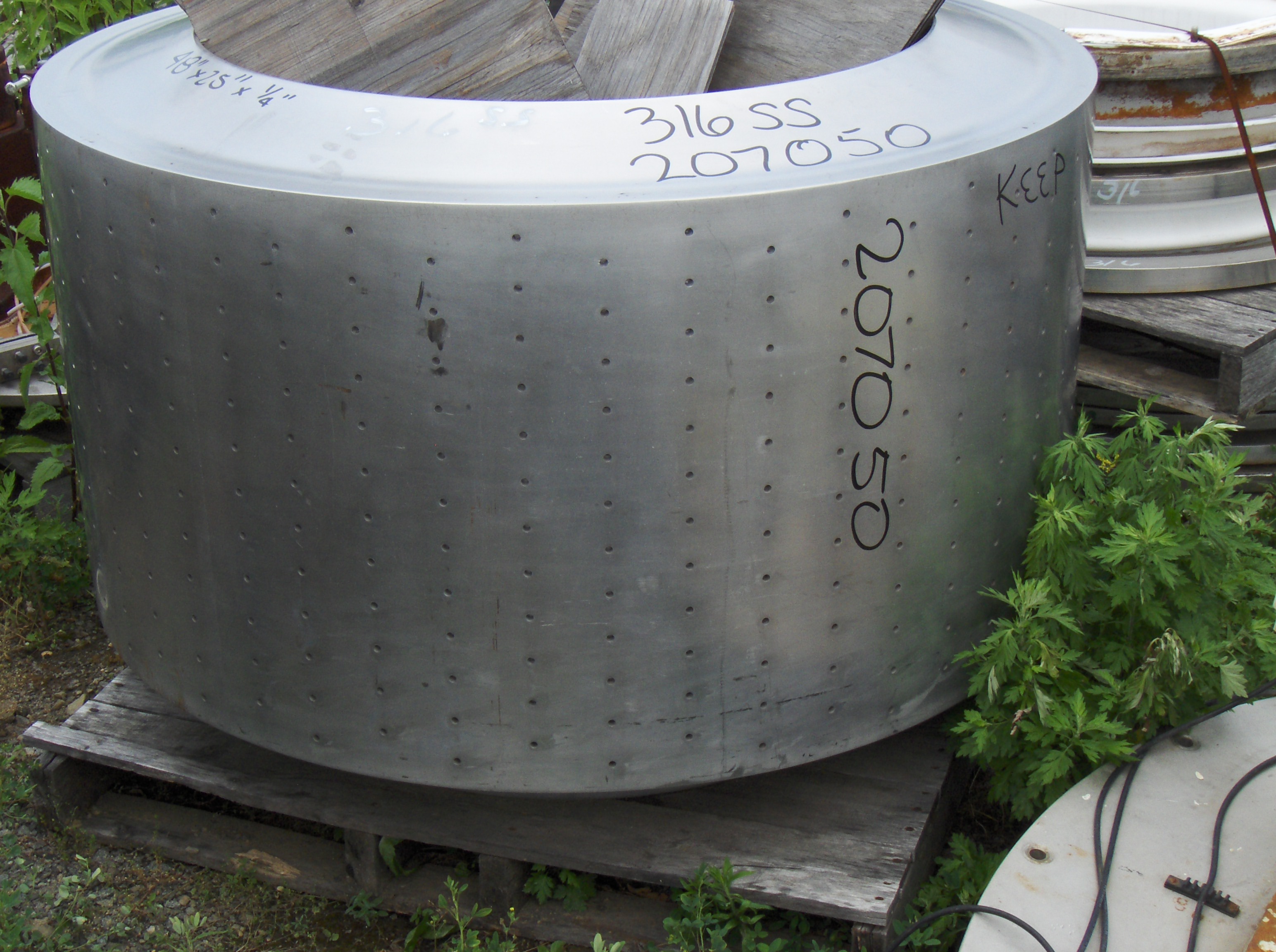 Stainless Steel 316 Western States Parts Only Centrifuge-Basket - IPP# 207050