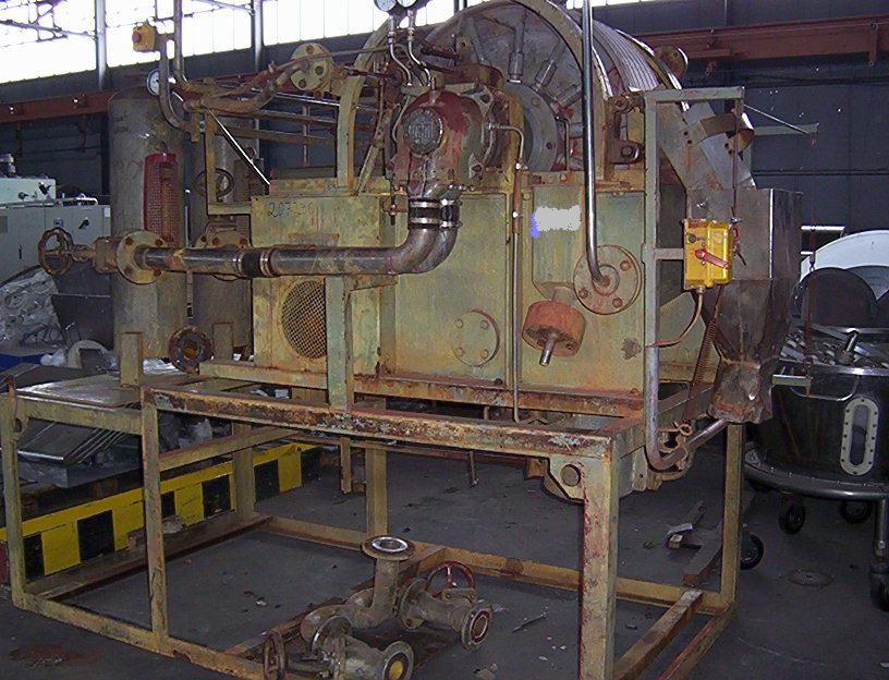  Stainless Steel 304 Rotary Vacuum Filter 0.72 m² (7.8 ft²) For Sale - IPP# 207112