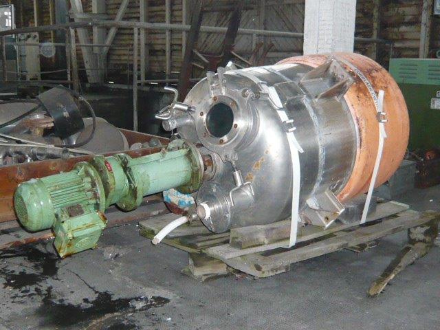  Stainless Steel 316 Batch-Type Agitated Reactor 250 L (66 gallons) For Sale - IPP# 207131
