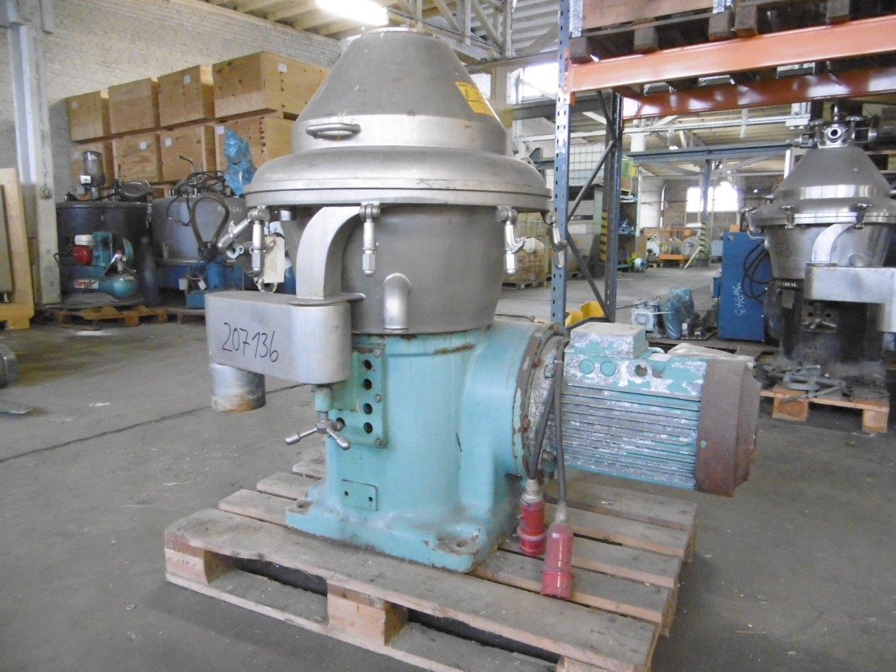   Centrifuge-Disc Bowl 15 kW (20.1 HP)  For Sale - IPP# 207136