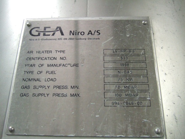 Stainless Steel Other Bowen Engineering Inc BE-1410 Dryer-Spray - IPP# 207376