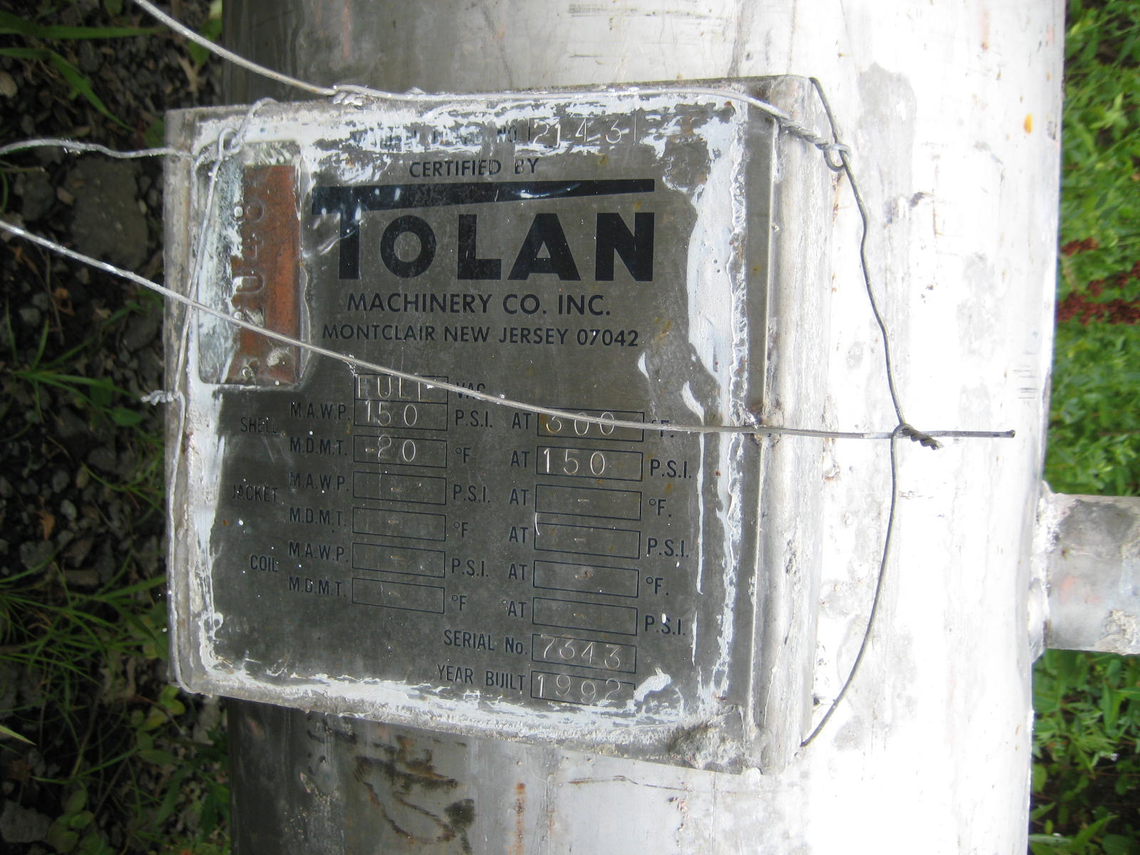 Stainless Steel 316 Packed Column - IPP# 207546