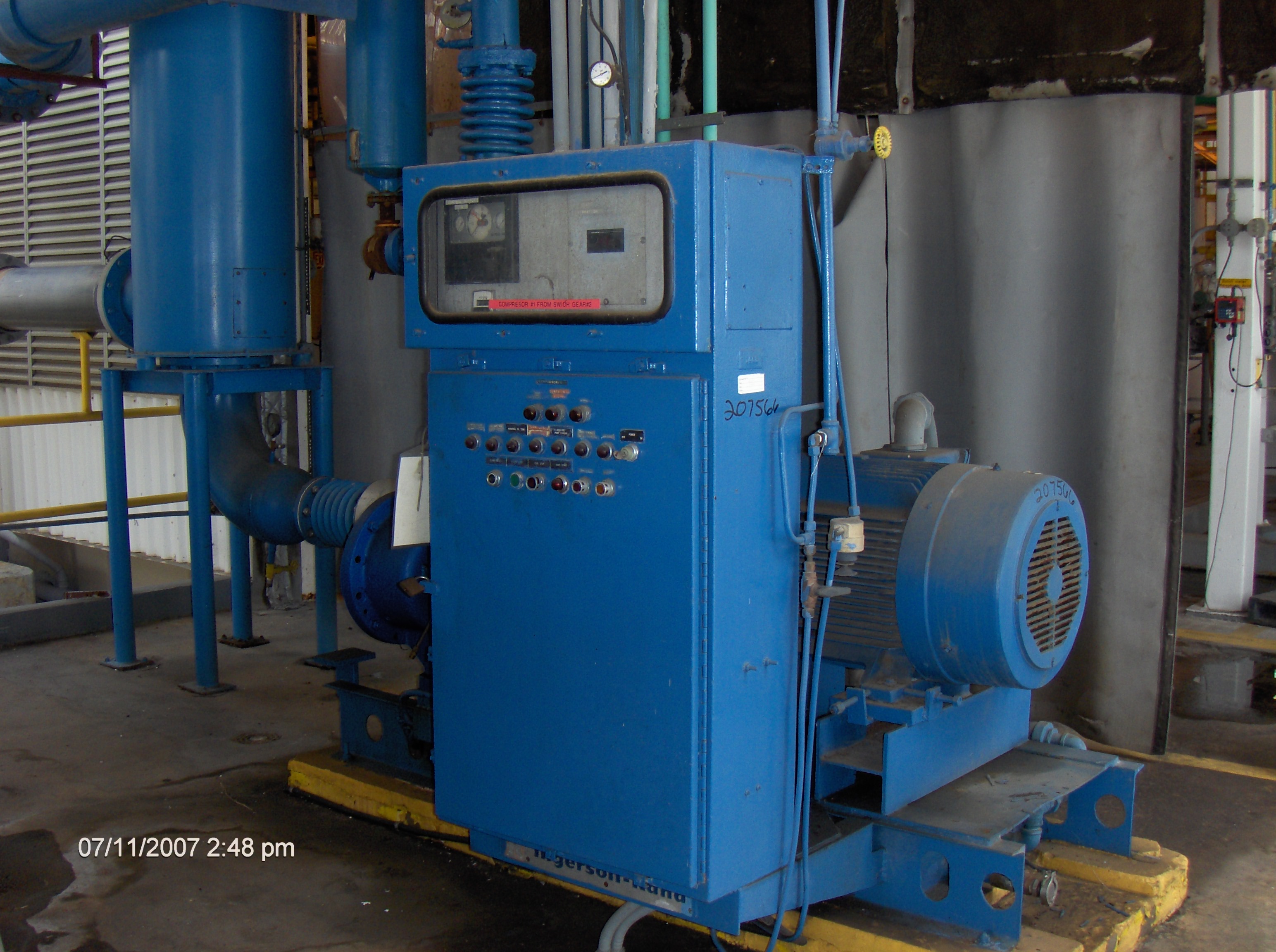   Centrifugal Compressor 3,653 m3/h (2,150 CFM) For Sale - IPP# 207566