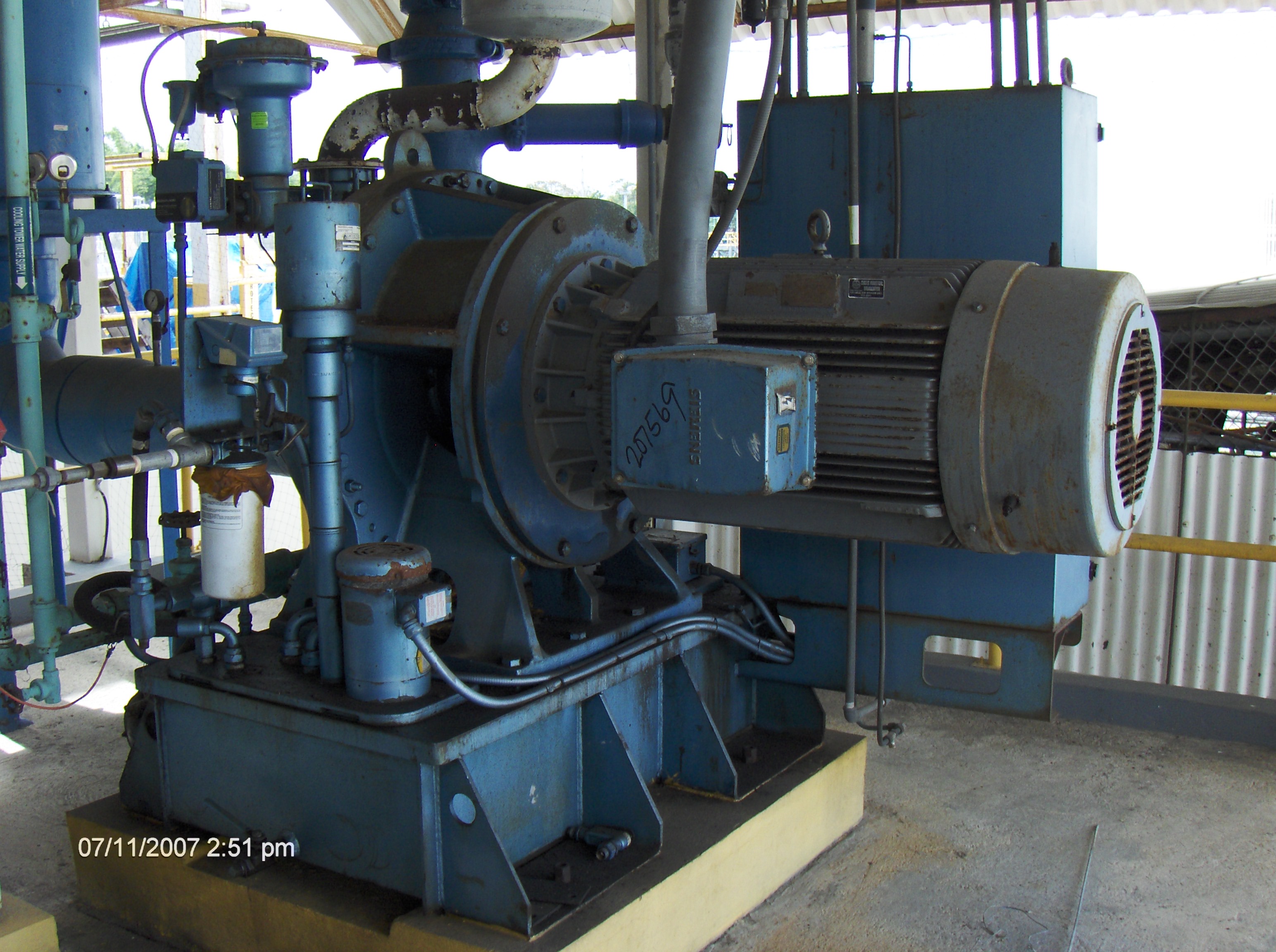  Centrifugal Compressor 3,653 m3/h (2,150 CFM) For Sale - IPP# 207569