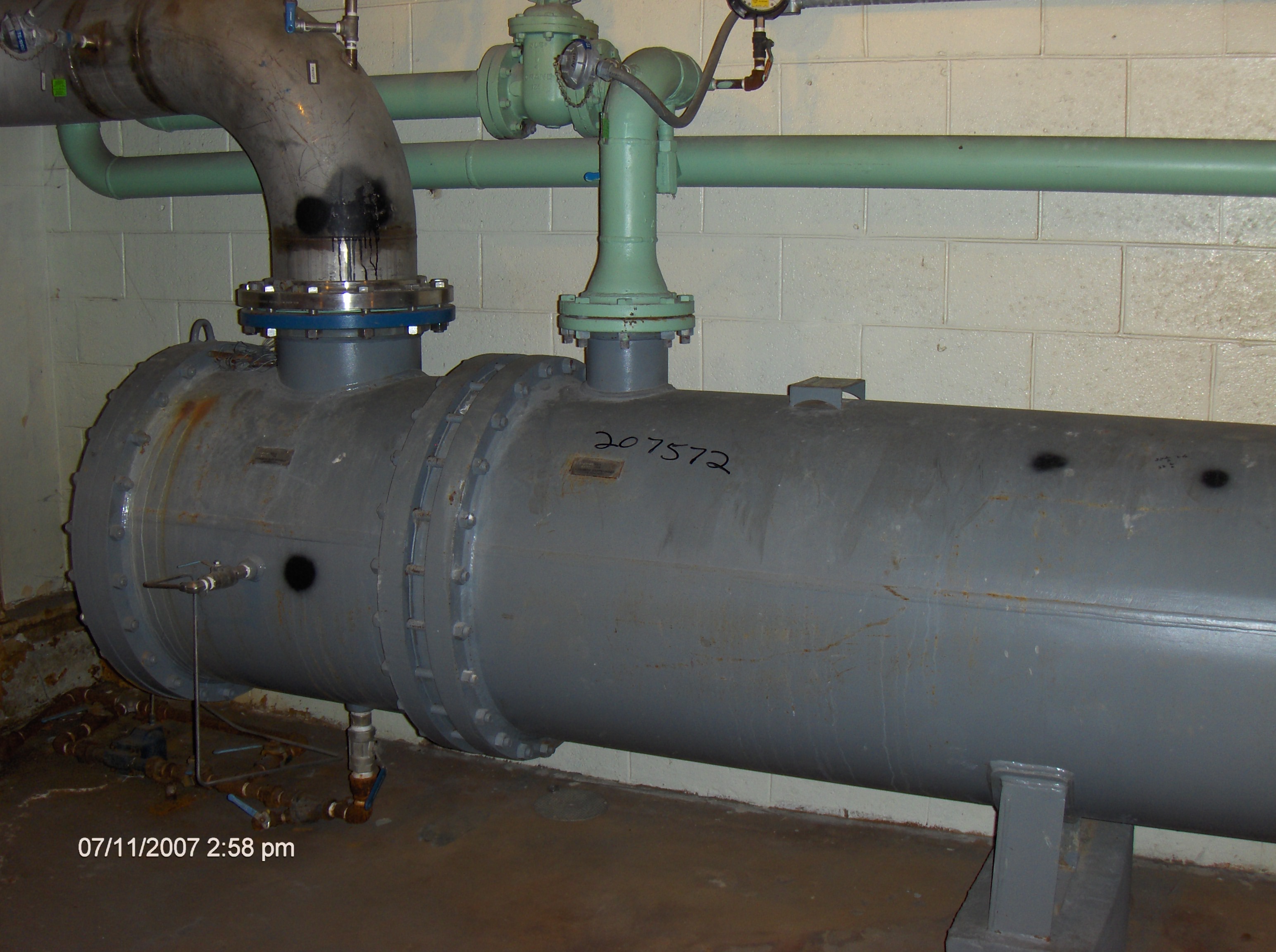 Copper/Brass API Ketema AEW Shell and Tube Heat Exchanger - IPP# 207572