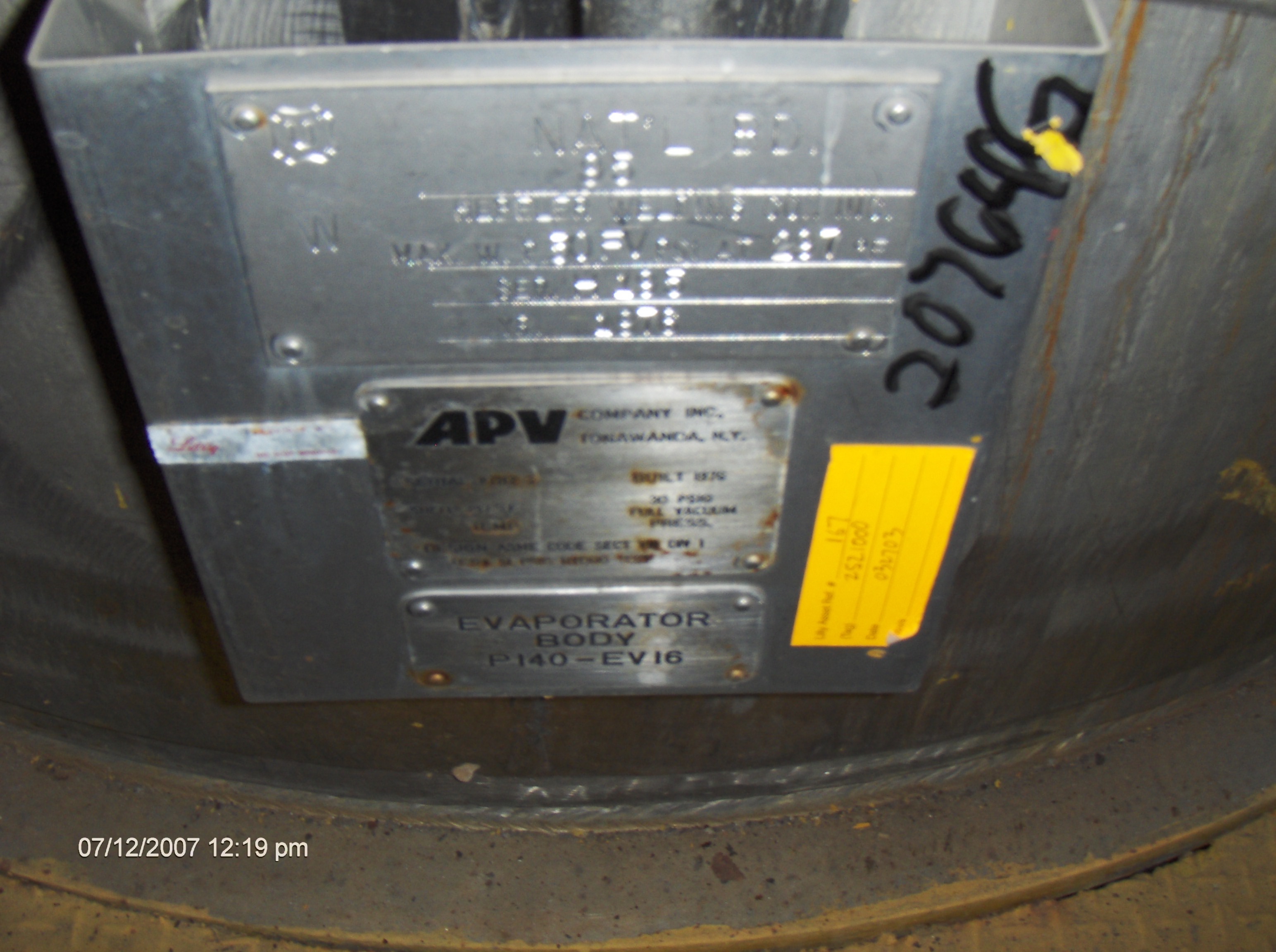 Stainless Steel 304 Rising/Falling Film Evaporator - IPP# 207646